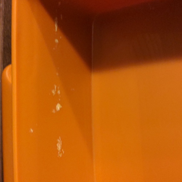 Vintage Tupperware Square Away Sandwich Holder Orange 1362-18 - Picture 4 of 9